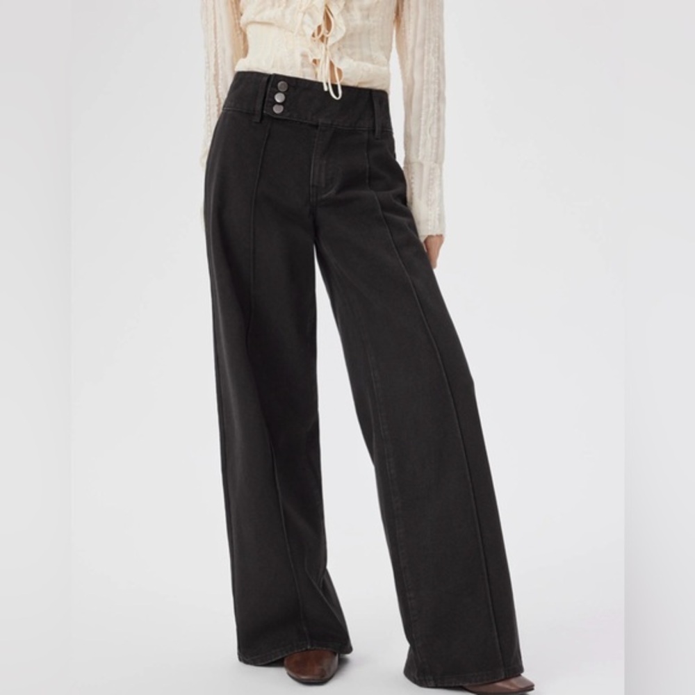 Cider DENIM LOW RISE BAGGY JEANS XS CM12-2